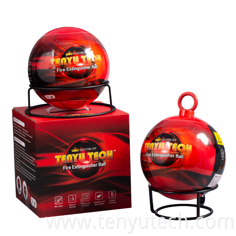 Fire extinguisher ball